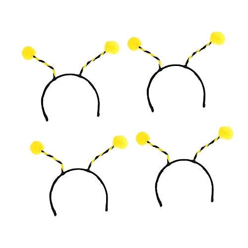 PACKOVE 4stücke Bienententakel Stirnband Antennen Kopfbedeckung Cosplay Haar Zubehör Party Accessoires Halloween Karneval Kostümpartys Bühnenauftritte von PACKOVE