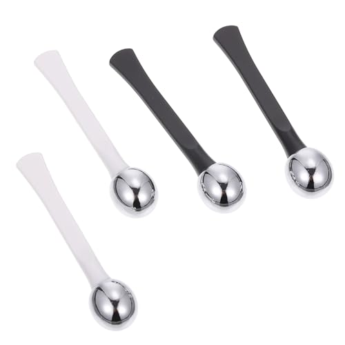 PACKOVE 4stücke Manuelle Augen Massage Sticks Augencreme Dig Löffel Gesichtcreme Auftragen Massage Stangen Aus Zinklegierung Und Harz Beidseitig Einsetzbar Tragbar Und Einfach Zu Bedienen von PACKOVE