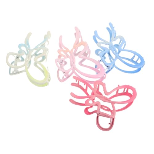 PACKOVE 4stücke Metall Haarklammer Clips Haar Zubehör Für Frauen Und Dame Einfache Haarklammer Clip Klammer Haar Frauen Styling Kopfbedeckung von PACKOVE