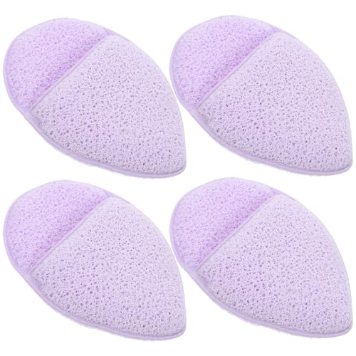 PACKOVE 4stücke Multifunktions-gesichtsreinigungspads Make-up-entferner Schwämme Gesichtswaschpuffs Für Porenreinigung Peeling Hautpflege Mit Lanyard Für Hauttypen von PACKOVE