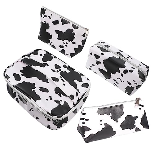 PACKOVE 4stücke Schminkkoffer Für Damen Großes Reise-Makeup Wiederverwendbare Kosmetiktasche Mit Einfacher Öffnungs Und Verschlussfunktion Langlebig Und Praktisch Für Tägliche von PACKOVE