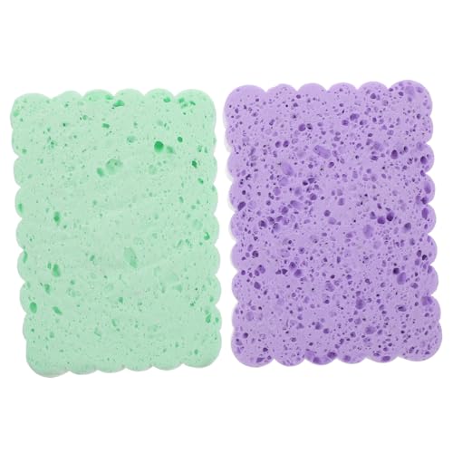 PACKOVE 4stücke Teiliges Wiederverwendbarer Gesichtsreinigungsschwämme Sanfte Makeup-entferner Und Peeling-schwämme Pva Für Effektive Gesichtsreinigung Tragbar Und Leicht Für Und von PACKOVE