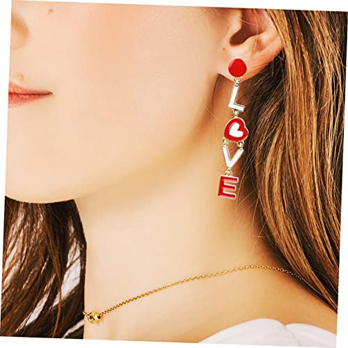 PACKOVE 5 Paare Herzohrringe mit Funkelnden Strasssteinen Ohrstecker für Hochzeit Valentinstag und Geburtstage Stilvolle Damenohrringe als Romantisches Accessoire von PACKOVE