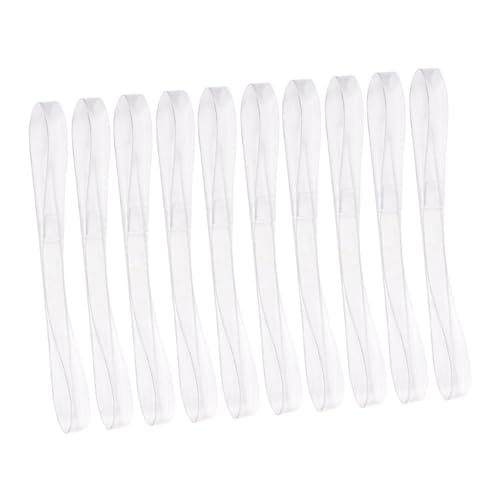 PACKOVE 5 Paar Transparente Elastische High Heels Schnürsenkel Aus Tpu Anti Rutsch Schuhriemen Für Damen Unsichtbare Schnürsenkel Für Pumps Abnehmbar Und Langlebig Für High Heels Und von PACKOVE