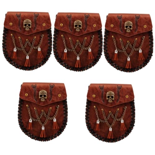 PACKOVE 5 Retro Geldbörsen Als Geschenk Dekor Mittelalterliche Cosplay Tasche Partyzubehör Vintage Kostüme Accessoires Renaissance Kostüme Zubehör Cosplay Geschenk von PACKOVE