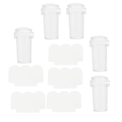 PACKOVE 5sätze Nagel-stempel Diy-nageldesign-tool Transparent Und Einfach Zu Bedienen Für Anfänger Und Profis Geeignet von PACKOVE