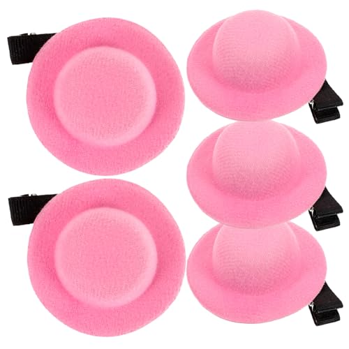 PACKOVE Spielzeuge 5 Stk Kleine Stroh-Haarnadel Mini-Haarspange dekorative haarspange Spielzeug Hüte niedliche Haaraccessoires Haarschmuck für kleine Mädchen aufsteckbar clip Geschenk von PACKOVE