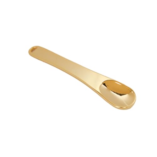 PACKOVE 5 Stück Augencreme Löffel Blutzirkulation fördern Sahnelöffel aus Augenlöffel Schminklöffel Augenmassagegerät Golden von PACKOVE