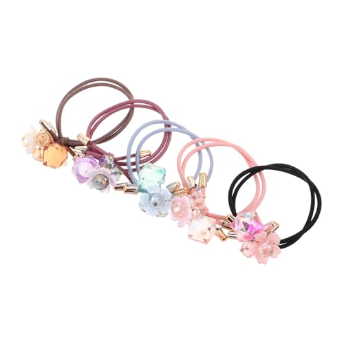PACKOVE 5 Stück Dehnbare Haargummis: Haarbänder Ohne Beschädigung Für Frauen, Mädchen Und Teenager. Kopfbedeckungs-accessoires Für Modische Looks Und Den Täglichen Gebrauch. von PACKOVE