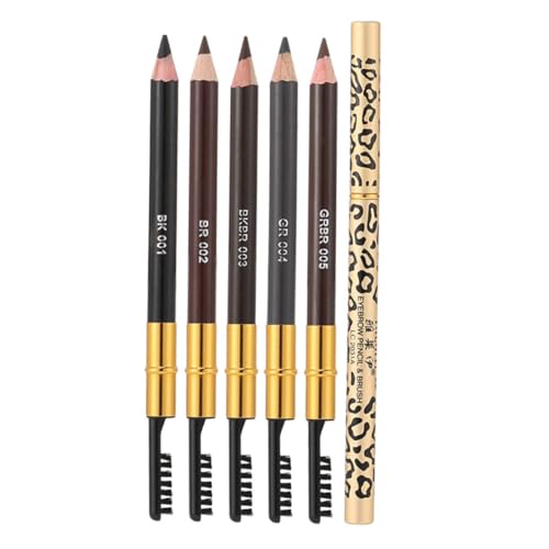 PACKOVE 5 Stück Doppelseitiger Augenbrauenstift Brauner Pinsel Augenbrauenstifte Augenbrauen Tool Augenbrauen Make Up Stift Eyeliner Stifte Make Up Tool Make Up Stifte 2 In 1 Brow PACKOVE 5 Stück Doppelseitiger Augenbrauenstift Brauner Pinsel Augenbrauenstifte Augenbrauen Tool Augenbrauen Make Up Stift Eyeliner Stifte Make Up Tool Make Up Stifte 2 In 1 Brow von PACKOVE