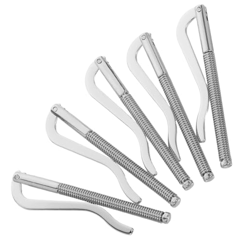 PACKOVE 5 Stück Geldklammer Metall mit Federclip für Herren Geldbörse Ersatzclip für Bifold Wallets Schnelles Anbringen Sicherer Halt von Karten und Bargeld von PACKOVE