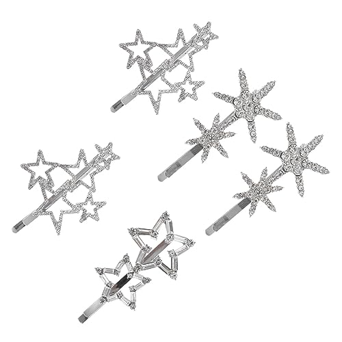 PACKOVE 5stücke Glitzernde Schneeflocken Haarklammern Für Frauen Rhinestone Haarspangen Barrette Für Hochzeiten Und Besondere Anlässe Dekoration Für Verschiedene Frisuren PACKOVE 5stücke Glitzernde Schneeflocken Haarklammern Für Frauen Rhinestone Haarspangen Barrette Für Hochzeiten Und Besondere Anlässe Dekoration Für Verschiedene Frisuren von PACKOVE