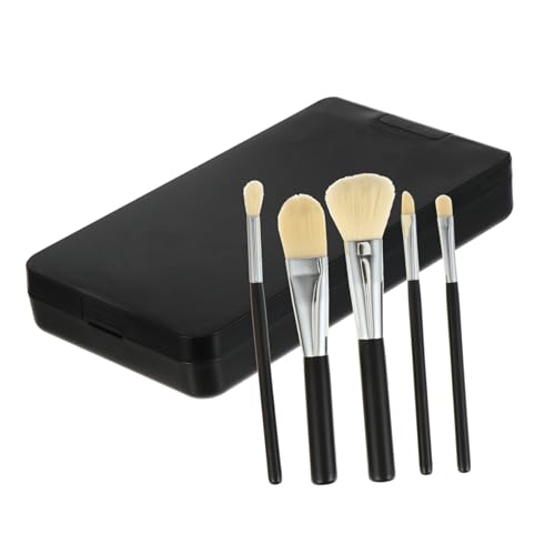 PACKOVE 5stücke Led-spiegel Mit Make-up-bürste Klappbar Hochauflösend Design Für Reisen Kosmetikspiegel Mit Licht von PACKOVE