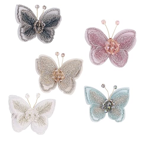 PACKOVE 5 Stück Schmetterlings-Haarspange Friseurklammern haarschmuck Haarspangen für Mädchen Haarklammern Haarklemme kopfschmuck von PACKOVE