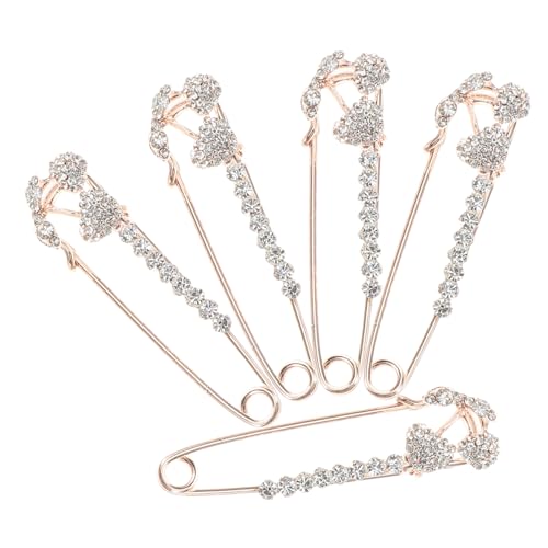 PACKOVE 5stücke Brosche Anstecknadel Aus Emaille Mit Kirschmotiv Dekorative Sicherheitsnadeln Für Damenpullover Schal-clip Langlebiges Zinklegierungsbroschen-accessoire Für Kleidung Und Ta von PACKOVE