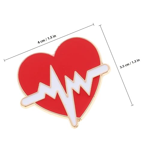 PACKOVE 5 Stück Teiliges Herzförmiges Arzt Anstecknadel aus Zinklegierung Kreativer Arzt Krankenschwester Schmuck Modellbrosche für Kleidung Tasche Hut Medizinisches Accessoire PACKOVE 5 Stück Teiliges Herzförmiges Arzt Anstecknadel aus Zinklegierung Kreativer Arzt Krankenschwester Schmuck Modellbrosche für Kleidung Tasche Hut Medizinisches Accessoire von PACKOVE