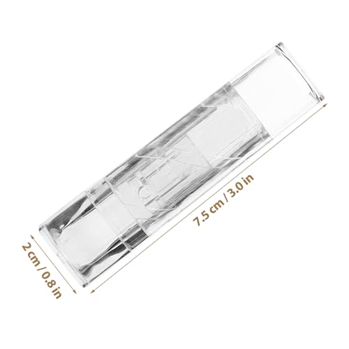 PACKOVE 5 Stück Transparente Tragbare Lippenbalsam Röhren Leere Lippenstift Behälter Wiederbefüllbare Lip Balm Tube Praktisches Kosmetik DIY Zubehör für Damen Unterwegs von PACKOVE