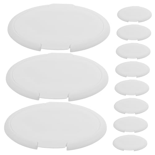 PACKOVE 50 Stück Feuchttücher Deckel Ersatz Luftdichter Kunststoff Flip Deckel Wiederverwendbar für Feuchttücherbox Staubdicht Einfache Einhandbedienung für Zuhause und Unterwegs von PACKOVE