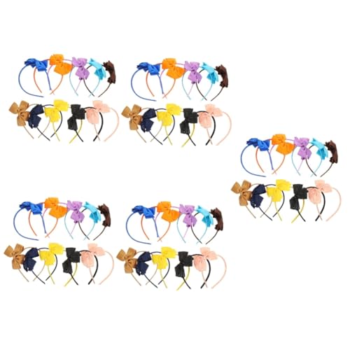 PACKOVE Elastisches Stirnband 50 Stück Schleife Stirnband über Kreuz geknotete Stirnbänder Stirnband für Mädchen Stirnband Für Kinder von PACKOVE