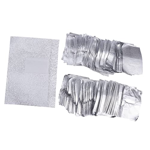 PACKOVE 500 Stück Nagellackentferner-wraps Make-up-entferner-pads Aus Aluminiumfolie Und Baumwolle Einwegartikel Für Den Einsatz Zu Hause Und Auf Reisen von PACKOVE