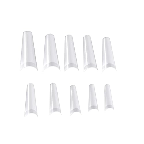 PACKOVE 500 Stück Salonspikes gefälschte Filme aufkleber Nagelanzeigekarte Manikürezubehör Tipps zur Nagelpraxis Palette mit Nagelspitzen Nagelanzeigetafeln von PACKOVE