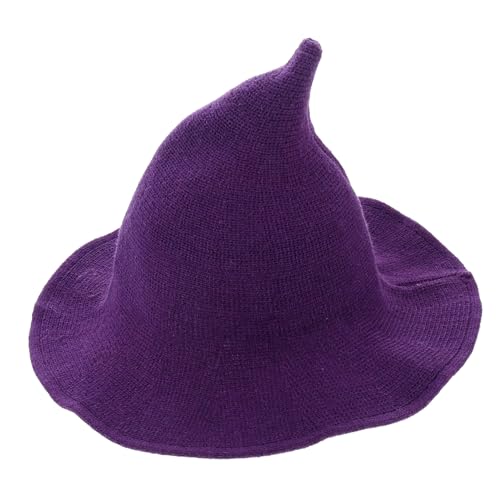 PACKOVE 5st Hexenhut Bucket Hat Baumwollmütze Kleidung Für Kinder Mädchen Hut Haarschmuck Für Den Abschlussball E-mädchen-kleidung Baumwolle Sanft Geschenk Violett von PACKOVE