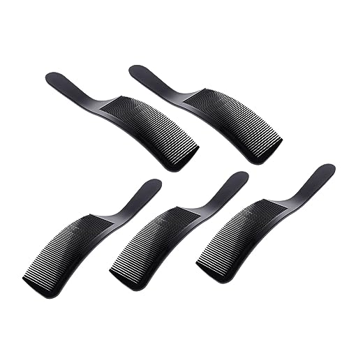 PACKOVE 5Stücke Haarschneidkämme für Männer Ultrathin Arc Haarstylingkämme für Trockenes und Nasses Haar für Professionelle Friseure und Heimgebrauch von PACKOVE