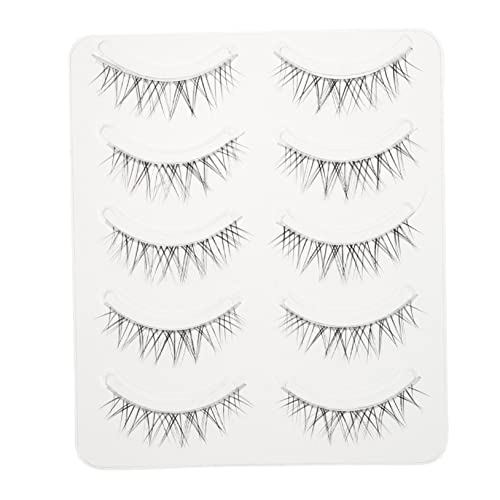 PACKOVE 5paare Kunstfaser Falsche Wimpern Für Natürlichen Look Modisches Augen-make-up-zubehör Wimpern-accessoire Für Mädchen von PACKOVE