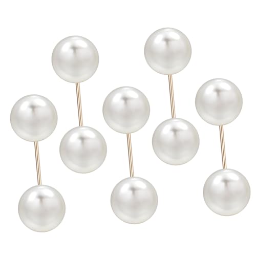 PACKOVE 5St Knopfnägel Kragenclips für Strickjacken Perlenschal hochzeitskleid Frauenperle Sicherheitsbrosche Premium-Broschennadel Anti-Licht Stift kleine Nadel Fräulein von PACKOVE