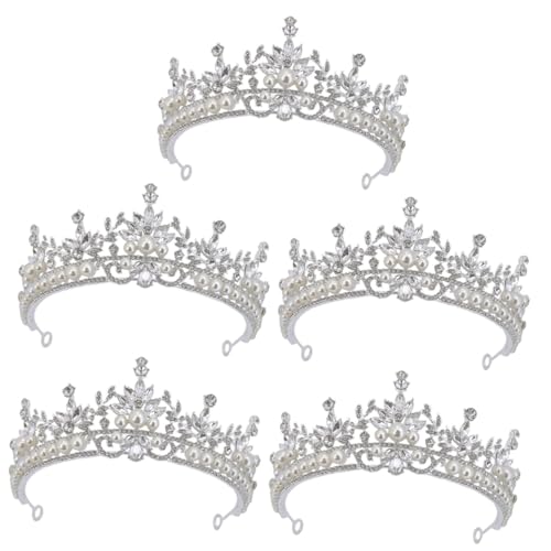 PACKOVE 5St Krone hochzeitshaar schmuck wedding hair accessories Braut-Tiara Hochzeits-Tiara Haarbänder haarschmuck Hochzeit Stirnband Hochzeitskopfschmuck für die Braut Kristall Geschenk von PACKOVE