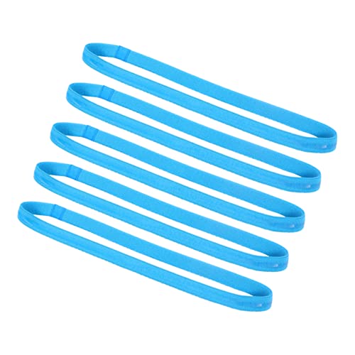 PACKOVE 5stücke Elastisches Stirnband Für Sport Und Yoga Rutschfestes Haarband Zum Laufen Geeignet Für Männer Und Frauen Hält Schweiß Von Augen Fern von PACKOVE