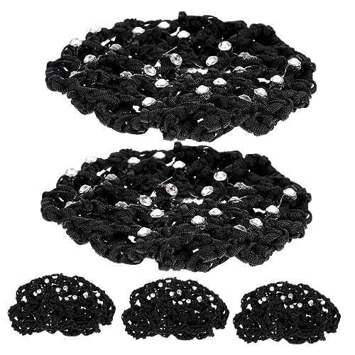 PACKOVE 5stücke Haarnetze Für Frauen Haarnetzabdeckung Haarnetze Für Dutts Duttabdeckung Duttnetz Haar Styling Werkzeuge Für Stewardessen Hotelkellnerinnen Balletttänzerinnen von PACKOVE
