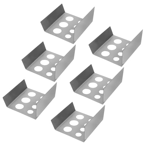 PACKOVE 6 Stück Edelstahl Tattoo Pigment Farbbecherhalter Stabile Tintenbecherablage Farbbehälter Organizer Für Tattoo Zubehör Optimierte Arbeitsplatznutzung von PACKOVE