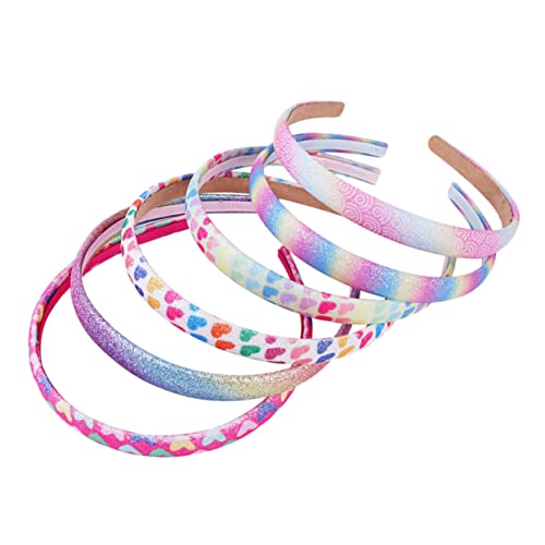 PACKOVE 6 Stück Glitzernde Haarreifen Haarschmuck für Partys und Festivals Bequem und Leicht Design für Unvergessliche Erlebnisse von PACKOVE