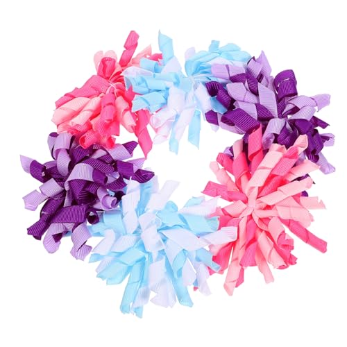 PACKOVE 6 Stück Haarnadel-Kopfbedeckung Alligator Haarzubehör für Mädchen Haarspangen für Kleinkinder Styling lockig Metallhaarklammern Mädchen Haarzubehör Haarzubehör Stoff von PACKOVE