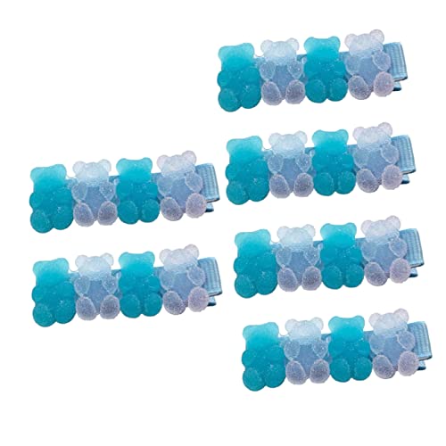 PACKOVE 6stücke Entzückende Haarnadeln Friseurspangen Haarspangen Für Mädchen Haarschmuck Bär-haarnadeln Haarzubehör Langlebig Und Praktisch von PACKOVE