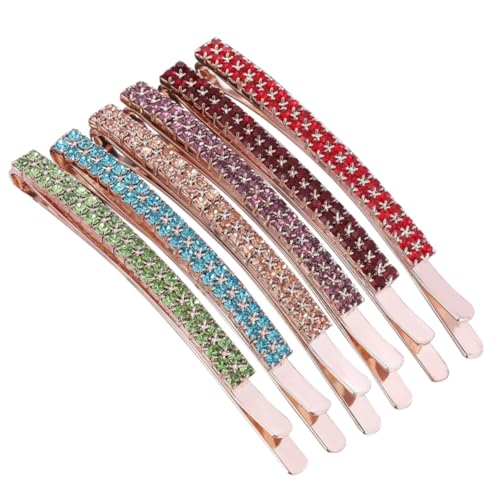 PACKOVE 6 Stück Teiliges Glitzer Haarspangen für Damen Funkelnde Haarschmuck Accessoires für Eleganten Haarstylings Geeignet für Verschiedene Frisuren und Anlässe von PACKOVE