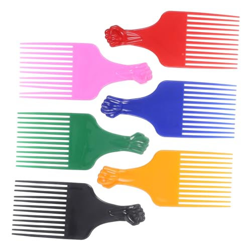 PACKOVE 6 Stück Teiliges Haarstyling Kämme für Männer PP Material und Flachzähne für Salon und Zuhause Schnelles Frisieren Verwicklungen von PACKOVE