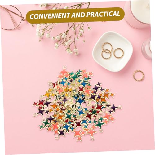 PACKOVE 60stücke Stern-charms Aus Legierung Für Schmuckherstellung Diy-anhänger Armbänder Ohrringe Schlüsselanhänger Und Bastelprojekte von PACKOVE