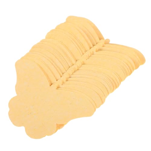 PACKOVE 60stücke Komprimierte Gesichtsschwämme Blütenform Schwämme Zum Abschminken Gesichtsreinigungsschwamm Für Unterwegs Make-up-entferner-schwamm Nass Oder Trocken Verwendbar von PACKOVE