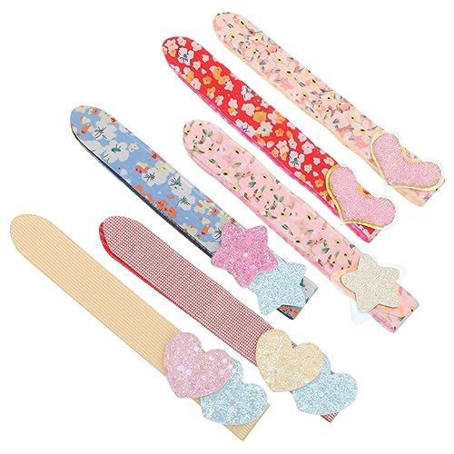 PACKOVE 6Stücke Haarfransen Aufkleber für Verstellbare Haarband Clips zur Fixierung Haarsträhnen Einfach Anzuwenden für Einen Schicken Look von PACKOVE