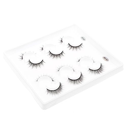PACKOVE 6paare Realistische Falsche Wimpern Mädchen Schönheit Wimpern Make-up Simulation Slim Look Augen Make-up Zubehör von PACKOVE