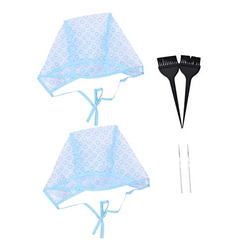 PACKOVE 6stücke Einweg Haarfärbe-highlight-haube Mit Farbauftrag-bürste Und Häkelnadel Professionelles Set Für Anfänger Und Friseure Geeignet Für Salon Und Heimgebrauch von PACKOVE