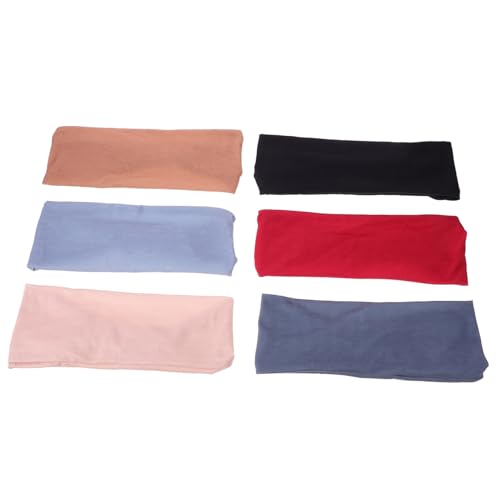 PACKOVE 6stücke Elastisches Stirnband Für Damen Schweißbändern Atmungsaktiv Rutschfest Bequem Für Yoga Laufen Und Fitness von PACKOVE