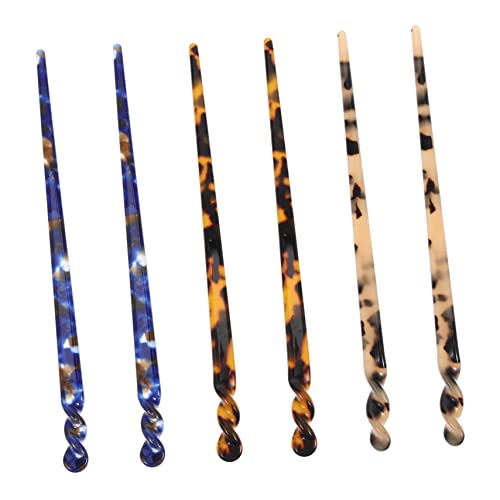 PACKOVE 6stücke Retro Haarnadel Einfacher Haarschmuck Headdress Acetat Haarnadeln Für Partys Und Kostüme Als Für Frauen Zu Weihnachten Und Geburtstagen von PACKOVE