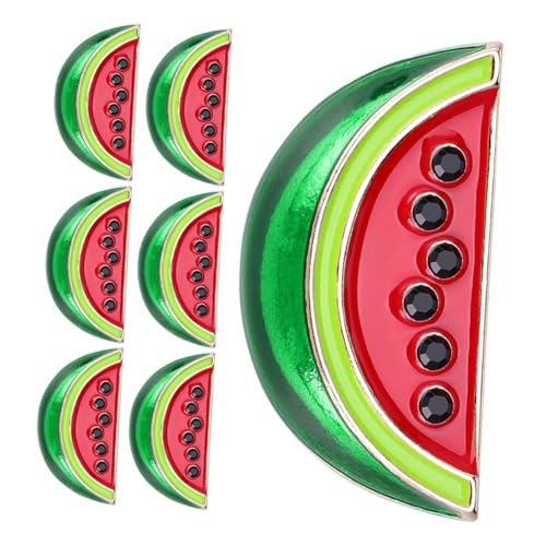 PACKOVE 7 Stück Teiliges Wassermelonen Broschen Lustige Cartoon Anstecker Strapazierfähiger für Kleidung Taschen Schals und Geburtstagsgeschenke im Sommer von PACKOVE