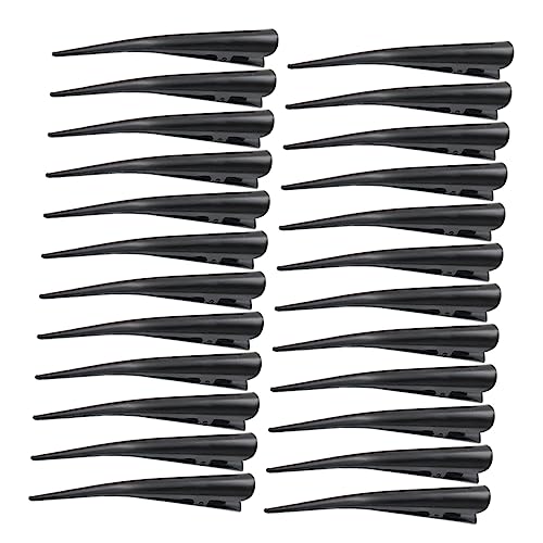 PACKOVE 72 Stk Haarstyling-clips Haarfärbeclip Schwarze Krokodilklemme Haarspange Aus Metall Haarspangen Für Frauen Entenschnabel-clip Trennwandklemme Rechnung Clip Haarschmuck Haare Hoch von PACKOVE