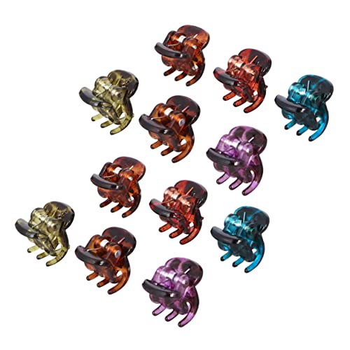 PACKOVE 72 Stück Teiliges Kleine Haarklammern für Mädchen und Damen aus Robustem Kunststoff Bunte Haarschmuck Mini Haarklemmen Langlebig und Vielseitig für Alltag und Styling von PACKOVE
