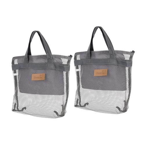 PACKOVE 8 STK Kulturbeutel Aus Mesh Outdoor-mesh-duschtasche Strandtasche Groß Extra Große Strandtasche Make-up-Set Für Kinder Dusche Sandfest Reisen Toilettenartikel Draussen Nylongewebe von PACKOVE