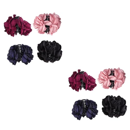 PACKOVE 8 Stk Frauenhaarkrallen Blumen-Bananen-Clips Blumenklauenclips Haarspange für Frauen Blumenklammern Haarspangen Haarklammer Haarnadel Haarspange Rose Acryl kratzen Fräulein von PACKOVE